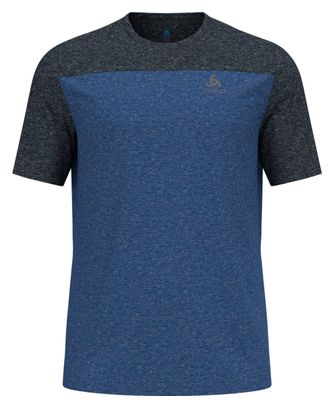 T-Shirt VTT Odlo X-Alp Linencool Noir/Bleu