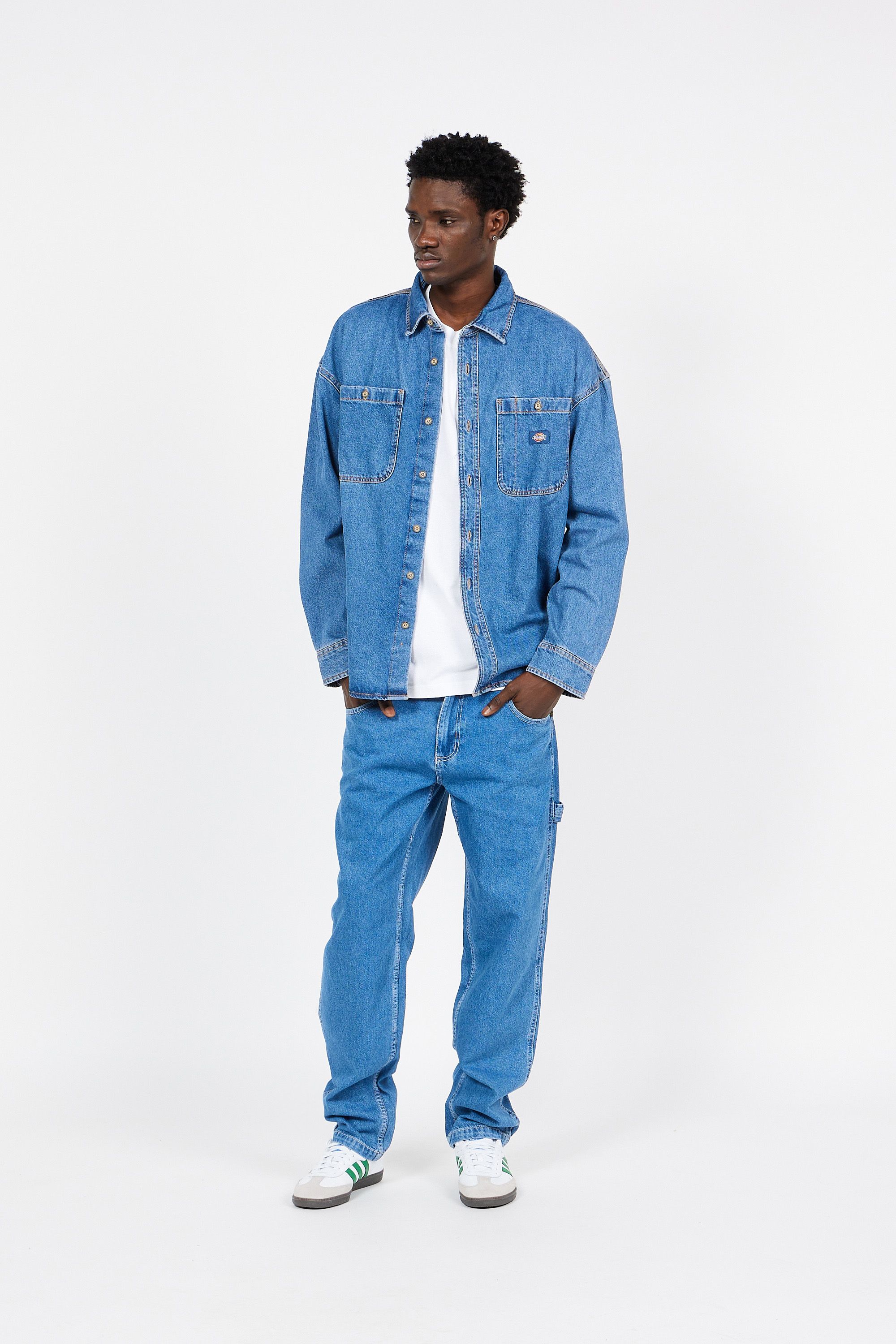 DICKIES Chemise  HOUSTON  CLA Bleu