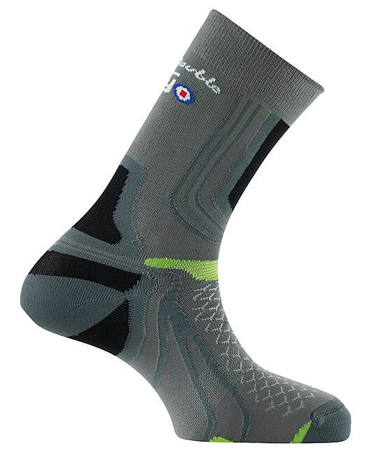 THYO - CHAUSSETTES DE RANDONNEE LA DOUBLE TREK MID GREEN