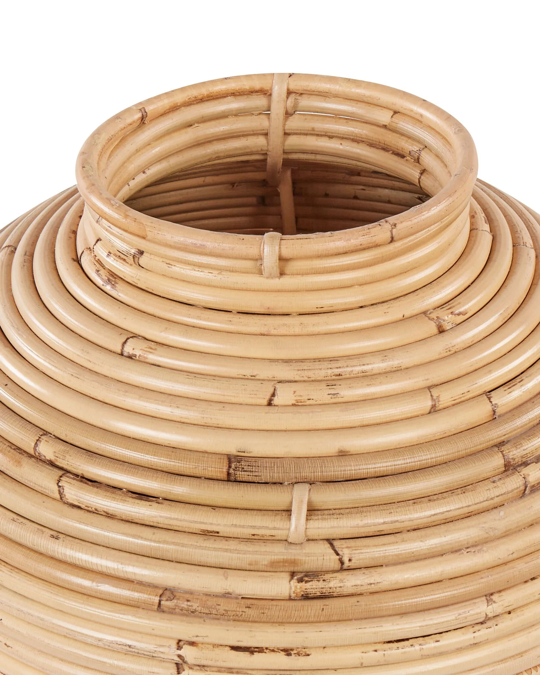 Decoratieve vaas ELATIA Rotan 70 cm Natuurlijk