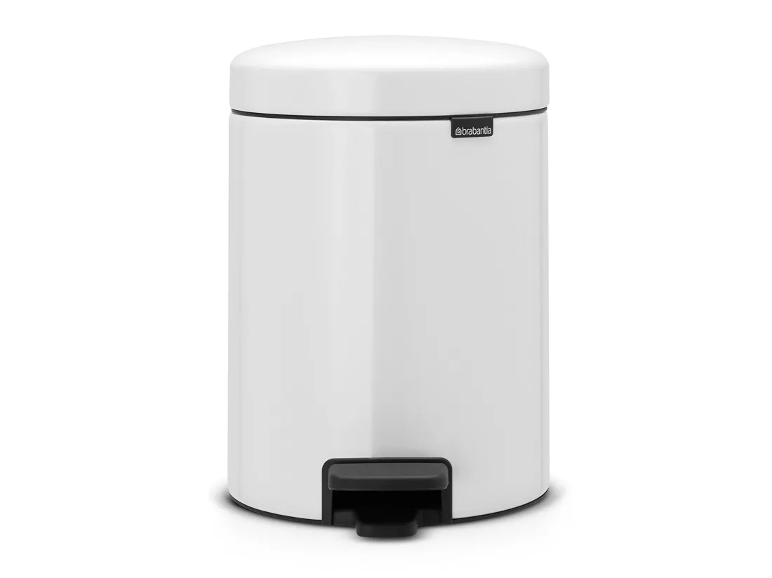 Poubelle à pédale Newicon 3 l blanc Code A