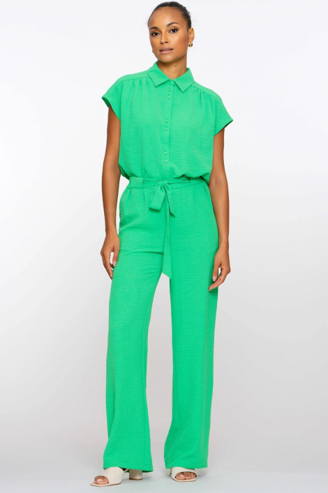 Geisha groene dames blouse