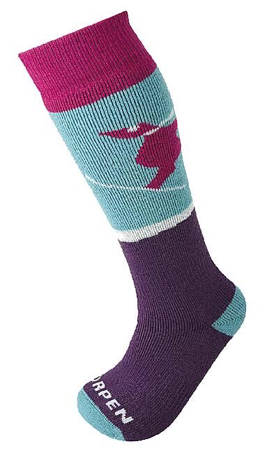 LORPEN - CHAUSSETTES DE SKI MERINO KIDS SKI 2 PACK ECO GIRL