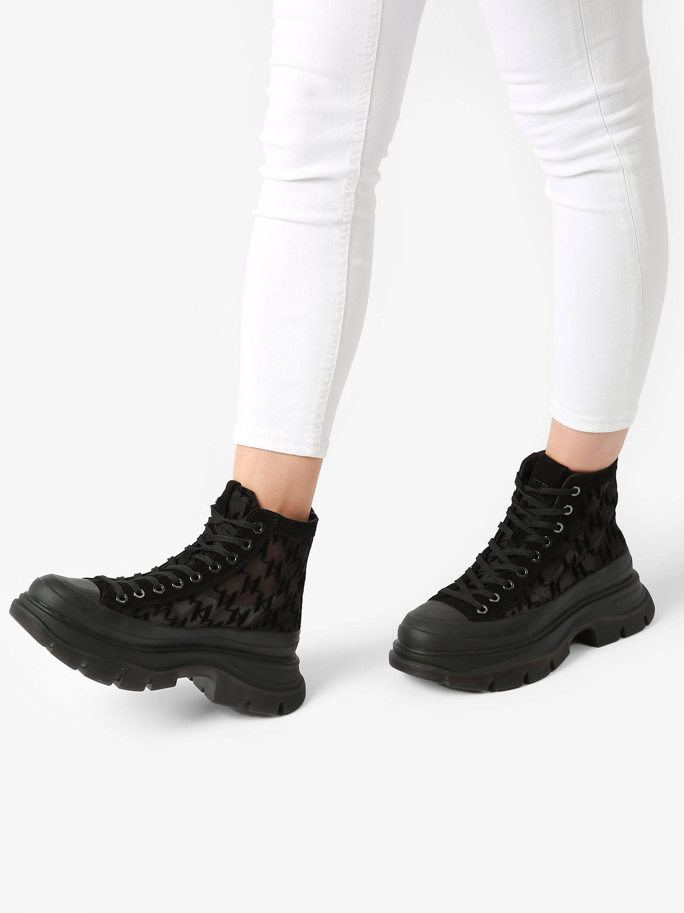 Sneakers Luna Mono Flocking KARL LAGERFELD