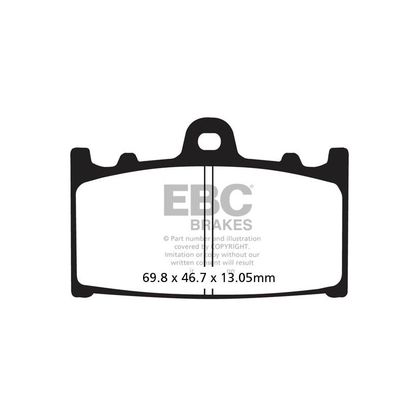 Plaquettes de freins EBC Organique arrière