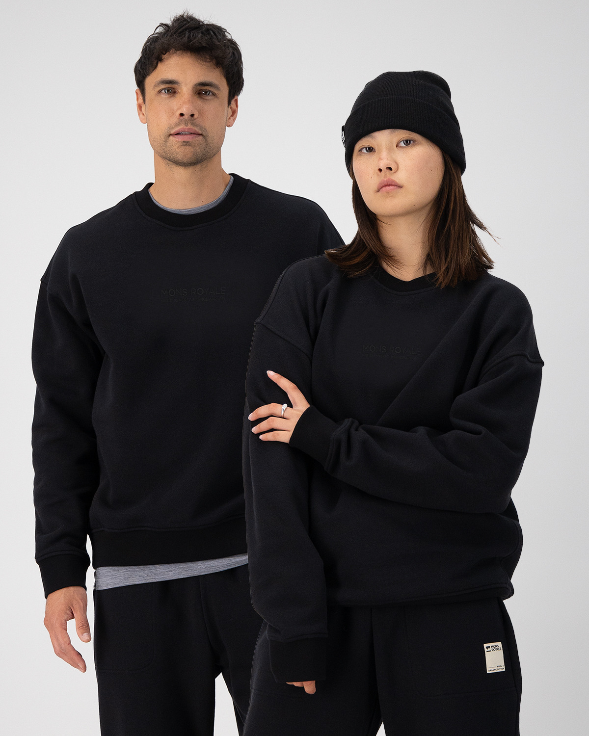 Verdant Merino Cotton Crew