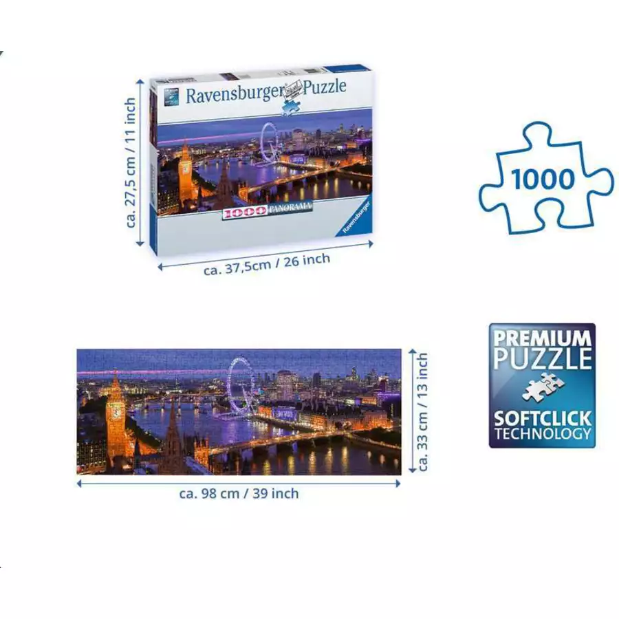Ravensburger London bei Nacht bunt