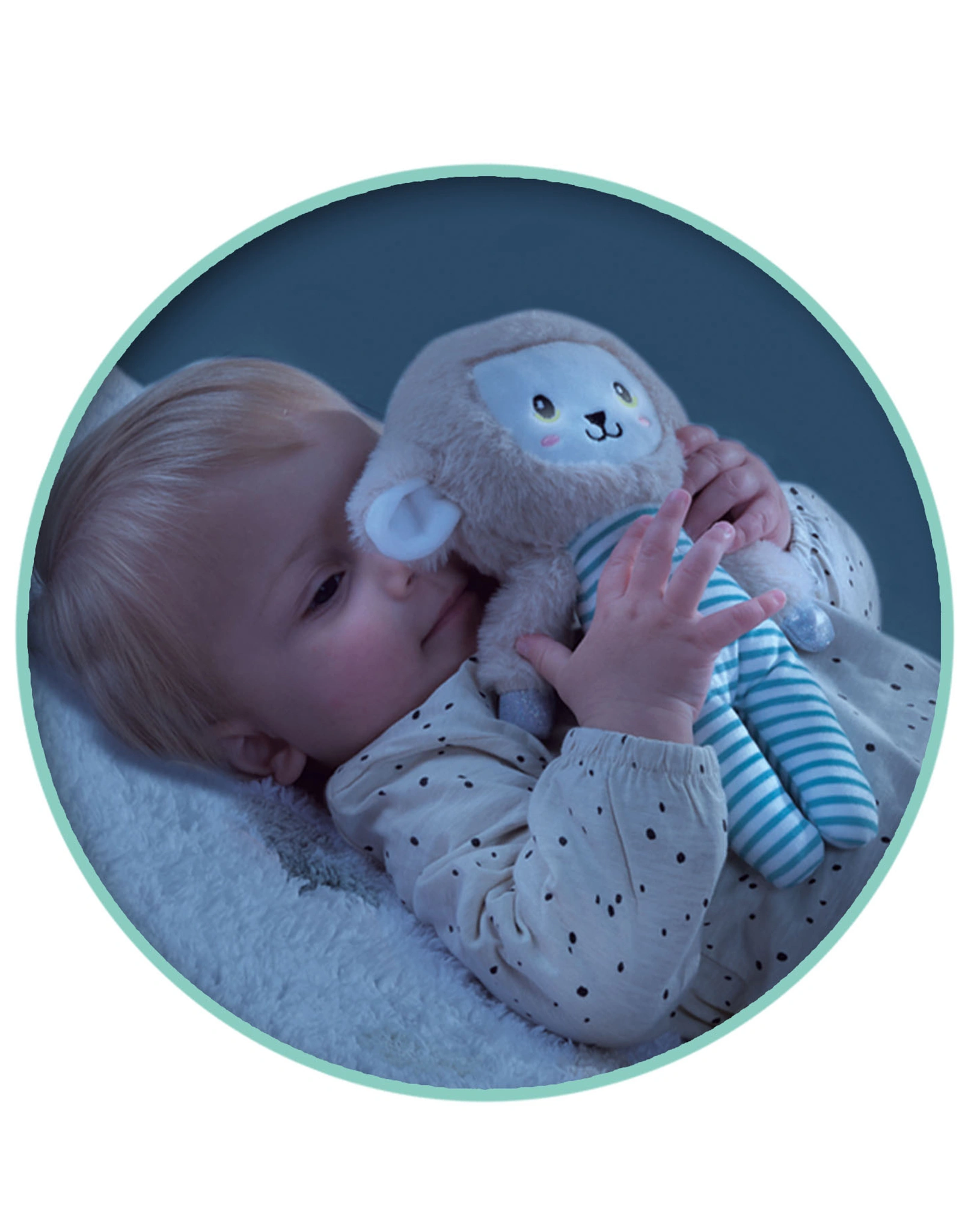 Kuscheltier SLEEPY SCHAF - GLOW IN THE DARK
