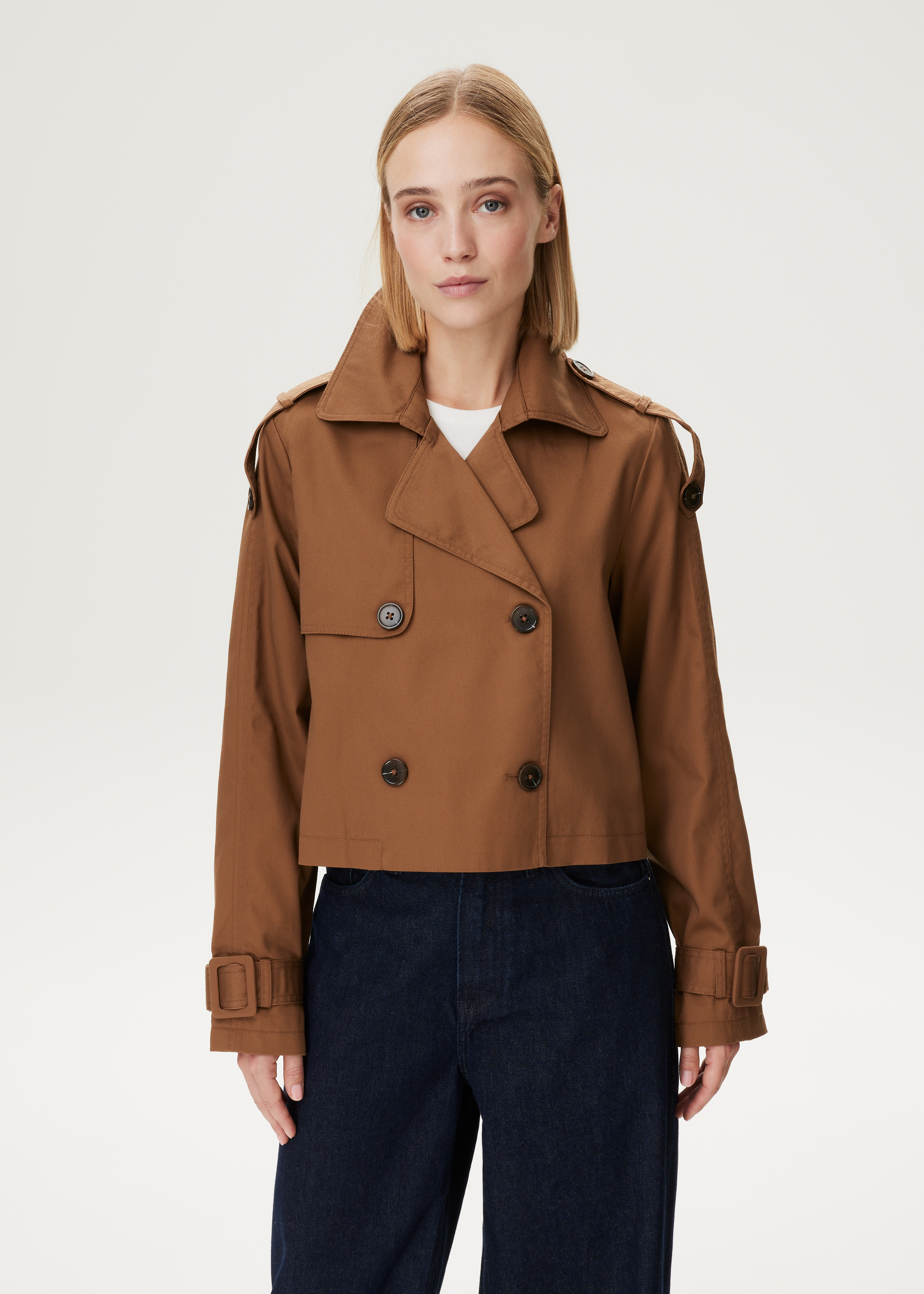 Korte trenchcoat