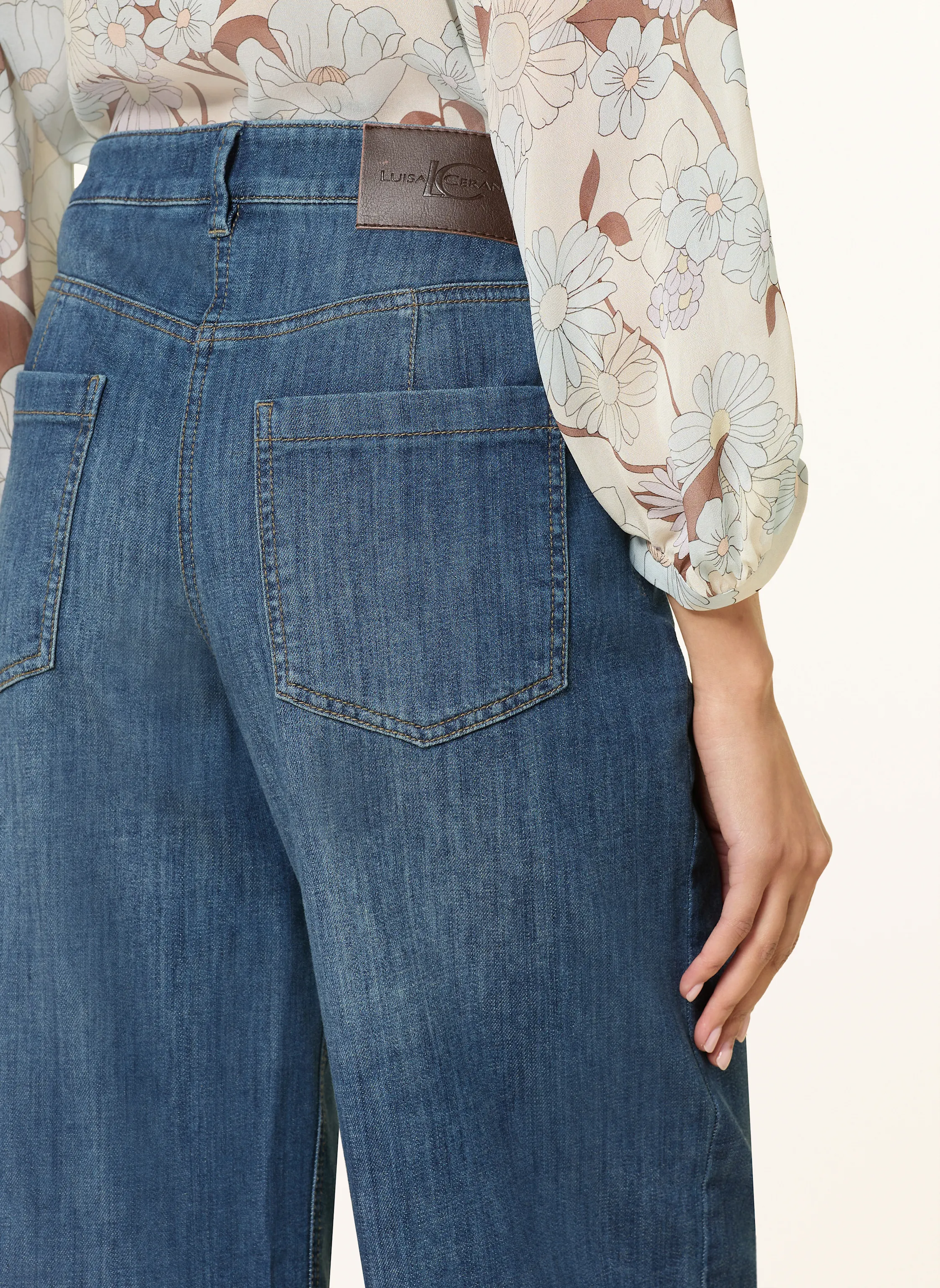 LUISA CERANO Straight Jeans