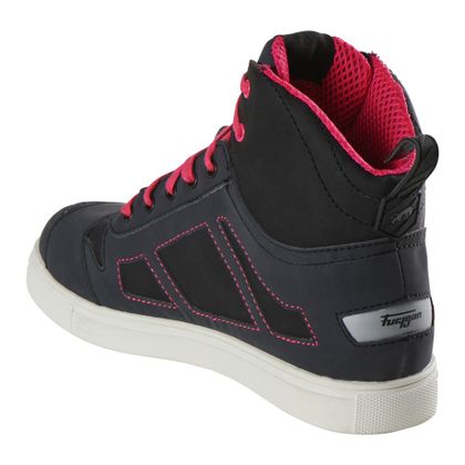 Baskets Furygan ANGIE D3O® - Noir / Rose