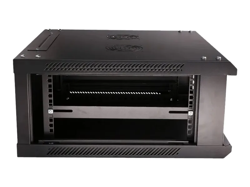 Extralink - Rack kabinet - 600x600 mm - vægmonterbar - sort - 4U - 19