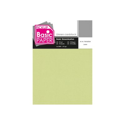 Pickup - Carton de lin - A4 (210 x 297 mm) - 215 g/m² - 10 feuilles - lin