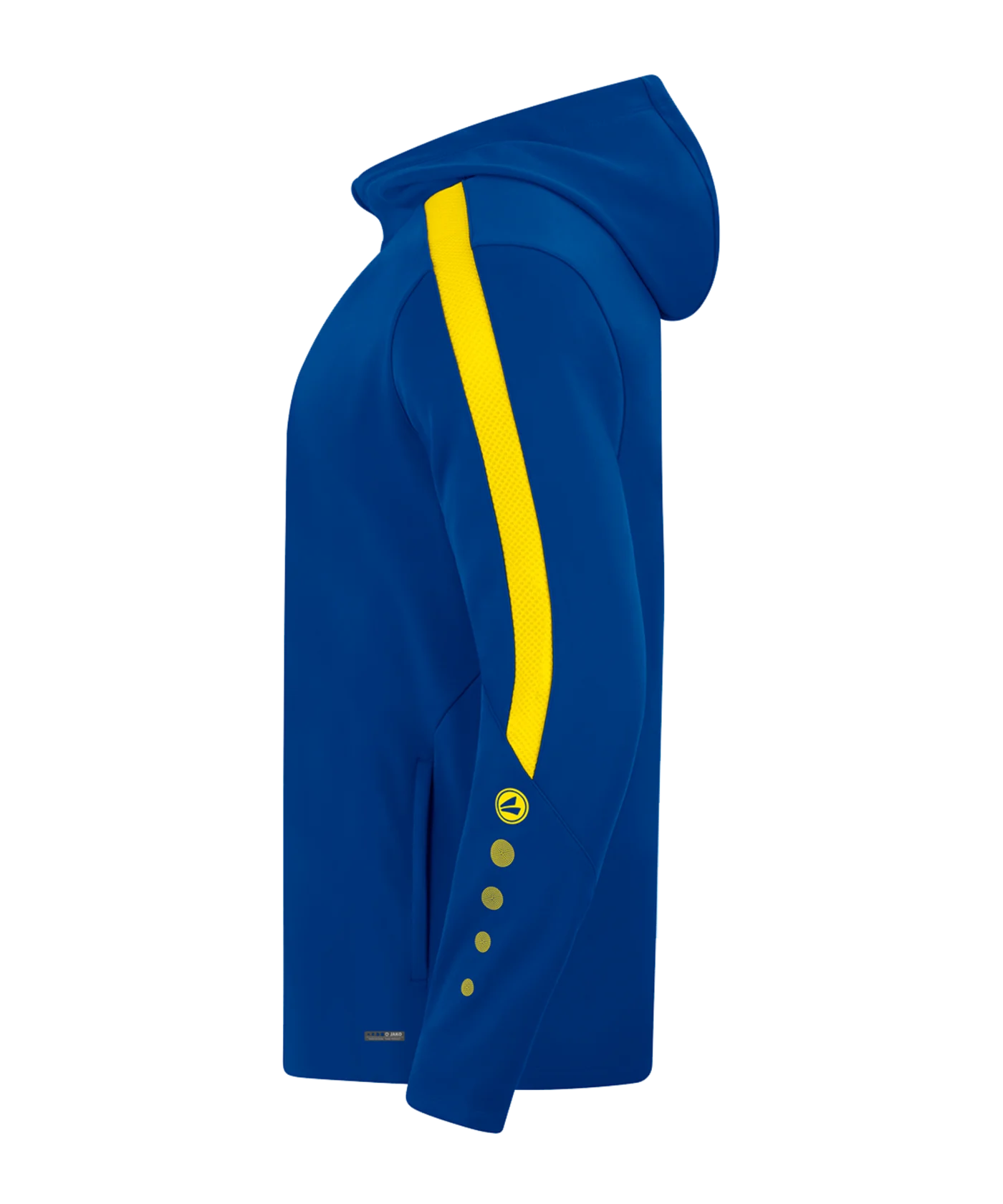 JAKO Power Kapuzenjacke Kids Blau Gelb F404