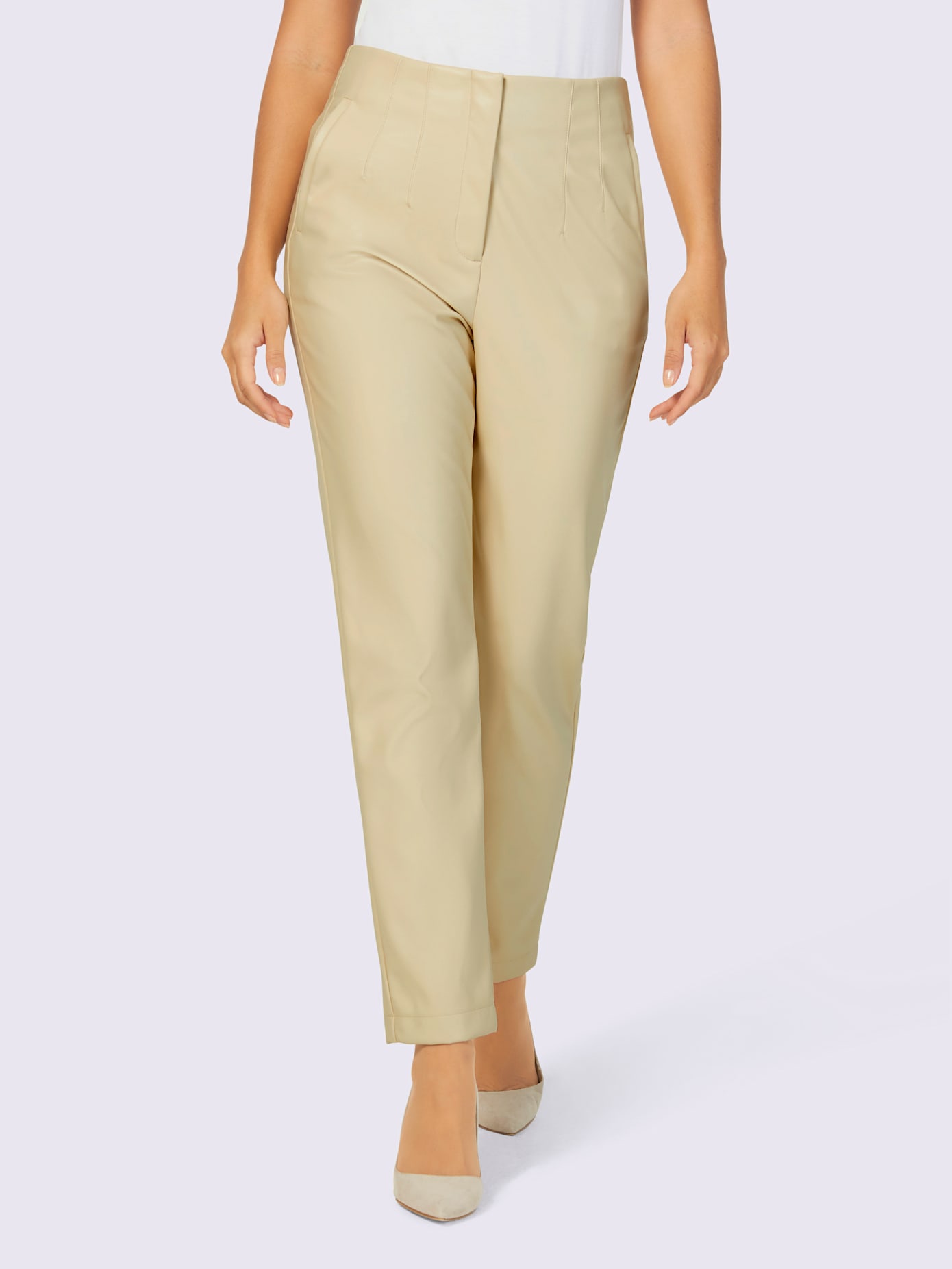 Pantalon en imitation cuir imitation cuir souple