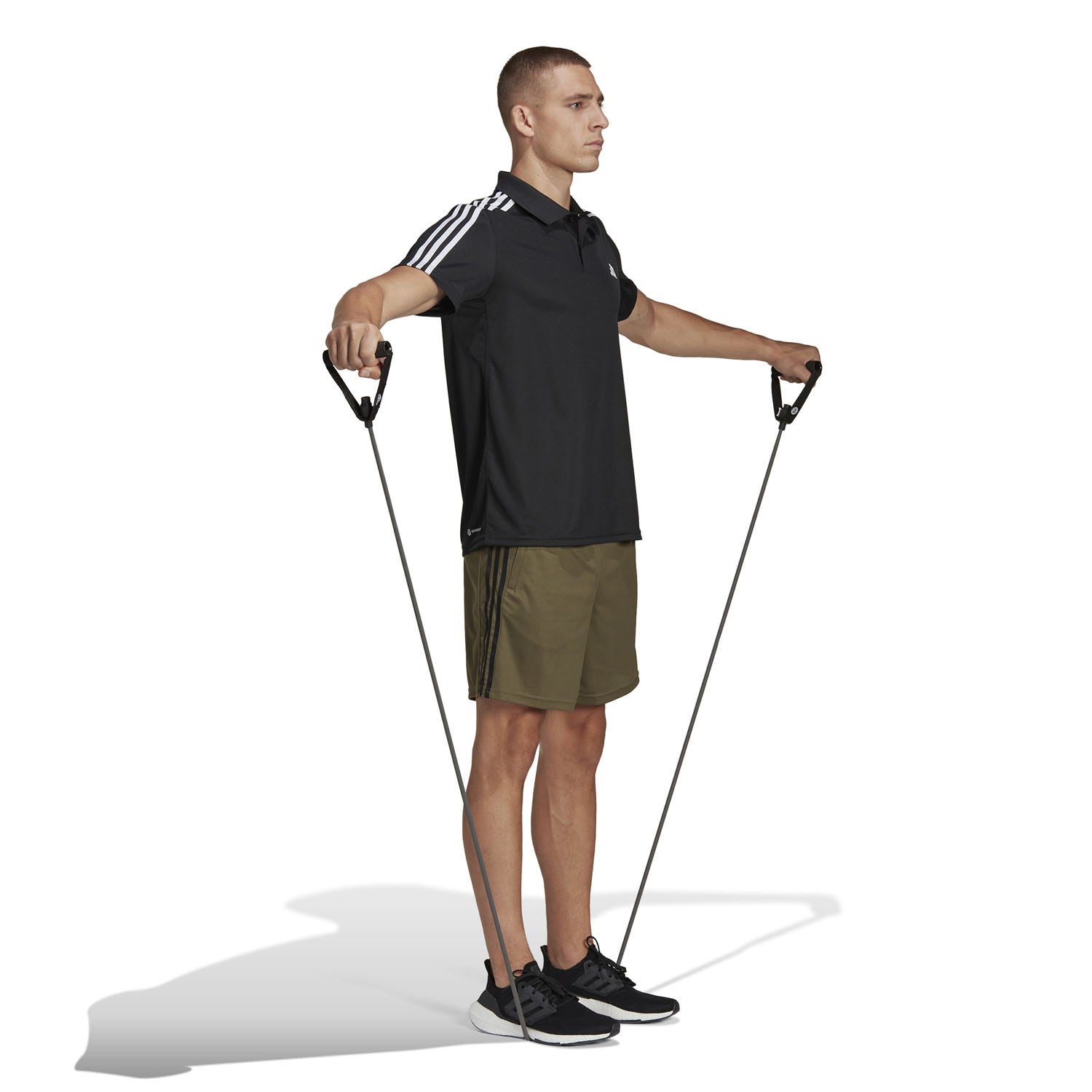 adidas  TRAIN ESSENTIALS PIQUE 3-STRIPES TRAINING POLO SHIRT