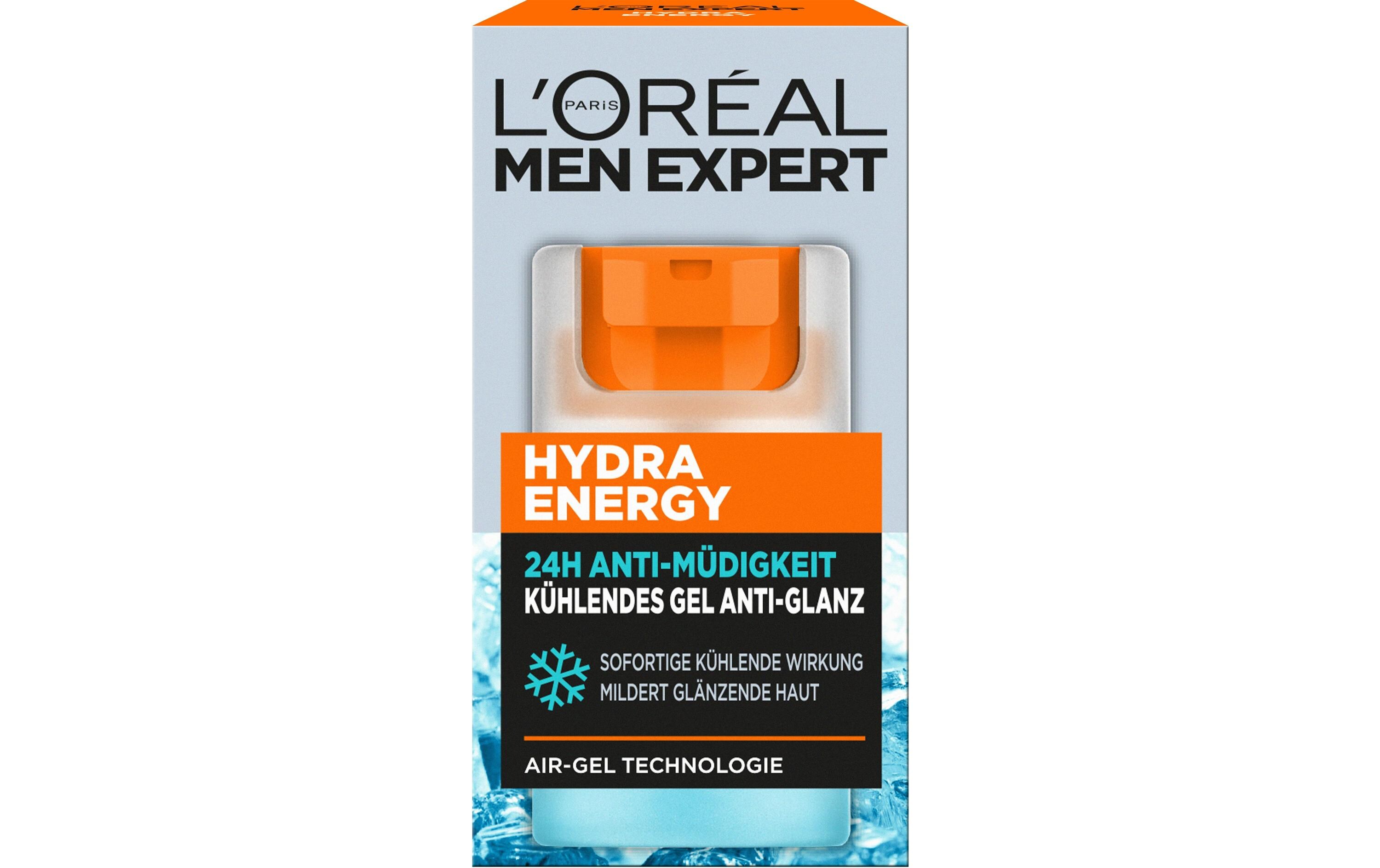 Gesichtspflege Expert Day Cream Hydra Energy 50 mlKühlendes Feuchtigkeitsgel Anti-Glanz belebt die Haut und sorgt für Wohlbefinden