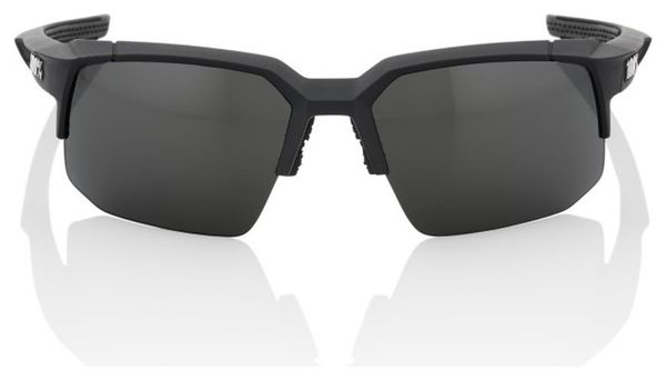 Lunettes 100% SpeedCoupe Soft Tact Noir - Ecran Fumé