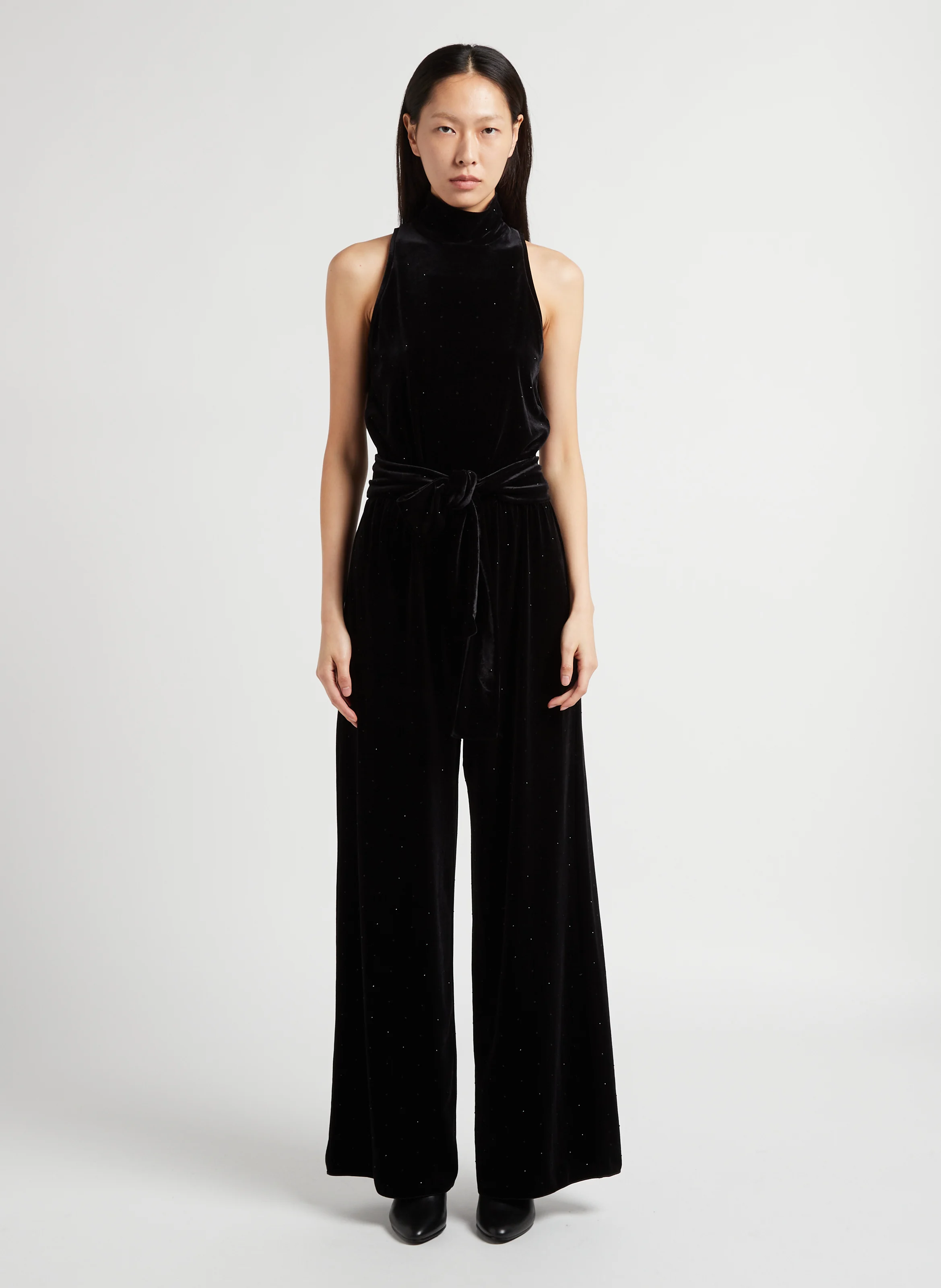 MINNIE - Combinaison en velours | Noir