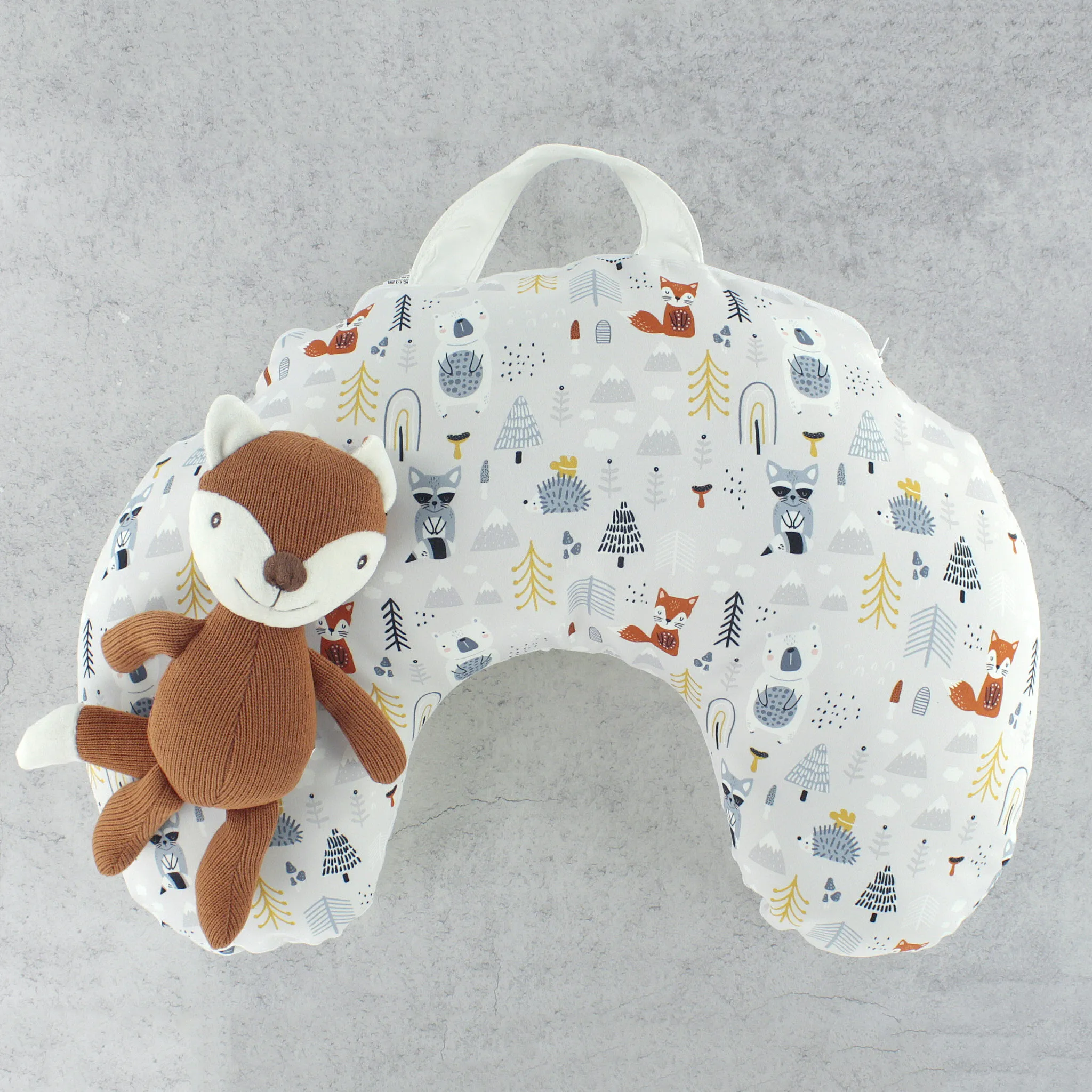 Origami Maison Coussin d'Allaitement - Forêt Nordique
