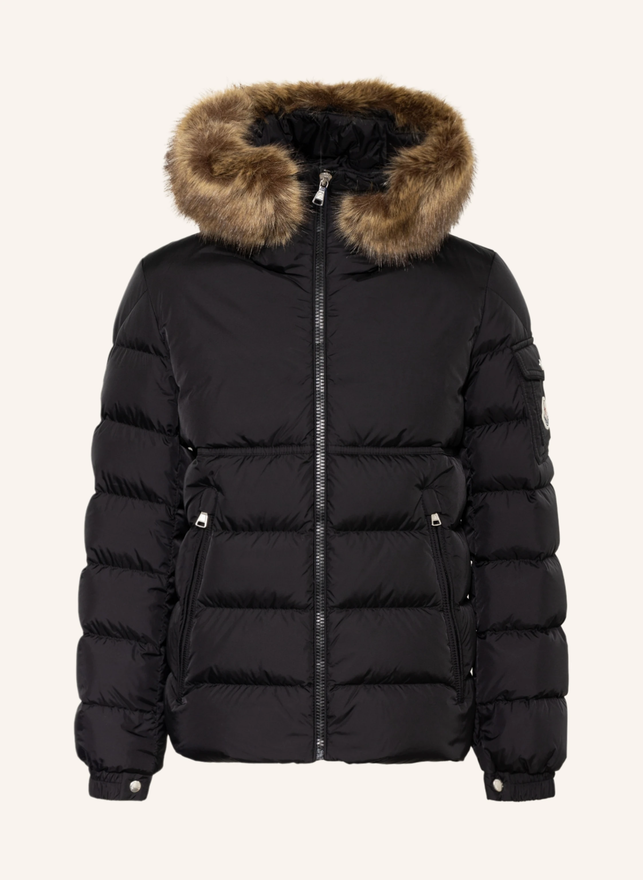 MONCLER enfant Daunenjacke NEW BYRONF mit abnehmbarem Kunstpelz