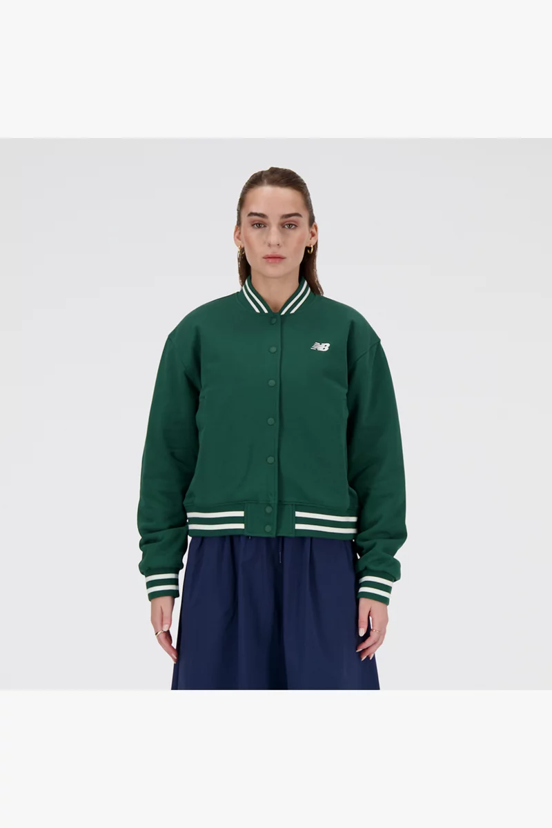 New Balance Sportswear's Greatest Hits Interlock Varsity Damen Jacke