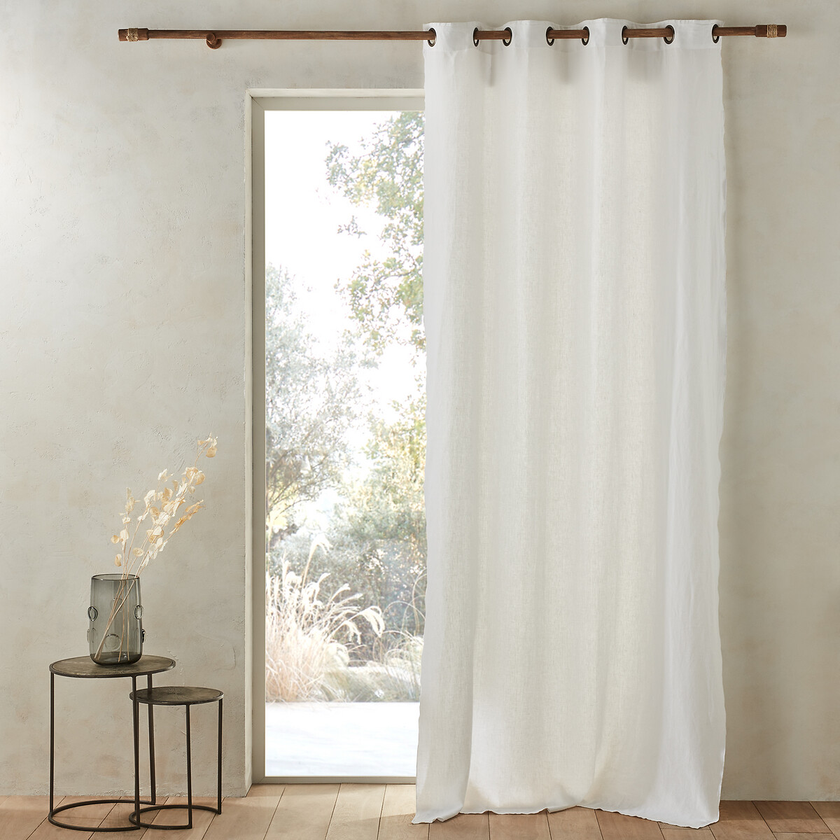 AM.PM<br>Cortina em linho lavado, estilo romano
