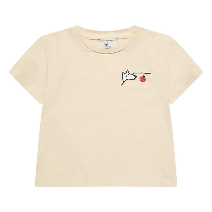 Weekend House T-Shirt Baby Things I Like Coton Bio | Crème