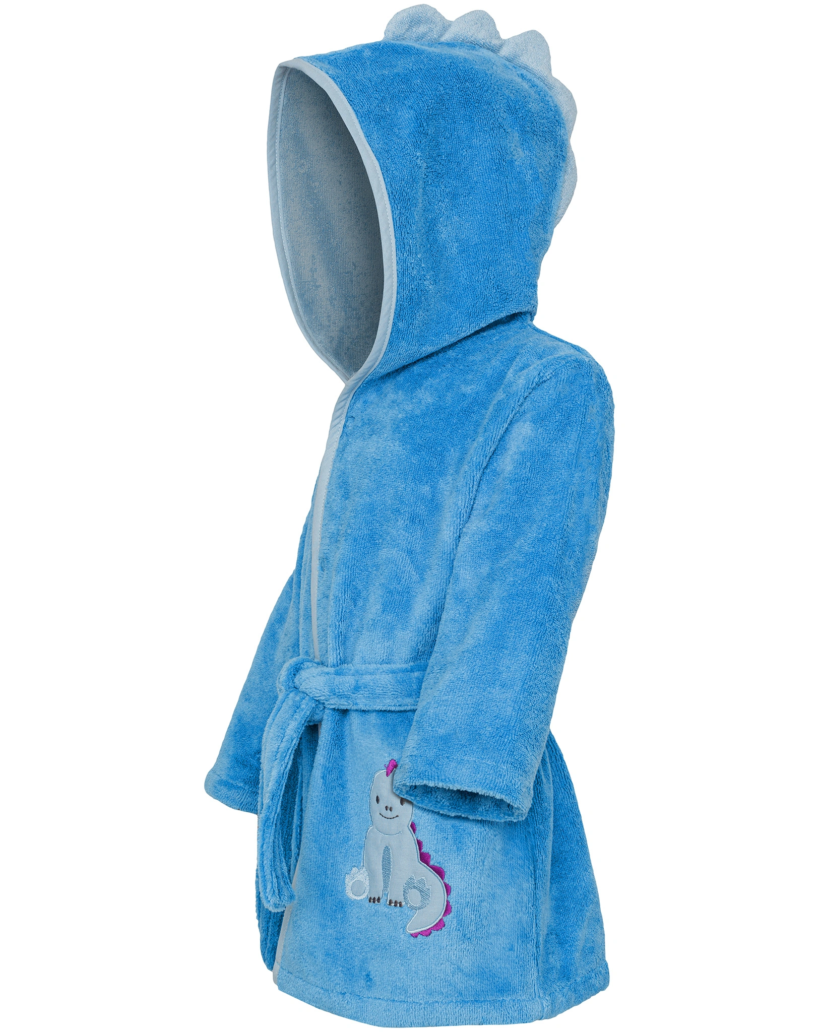 Bademantel DINO in blau