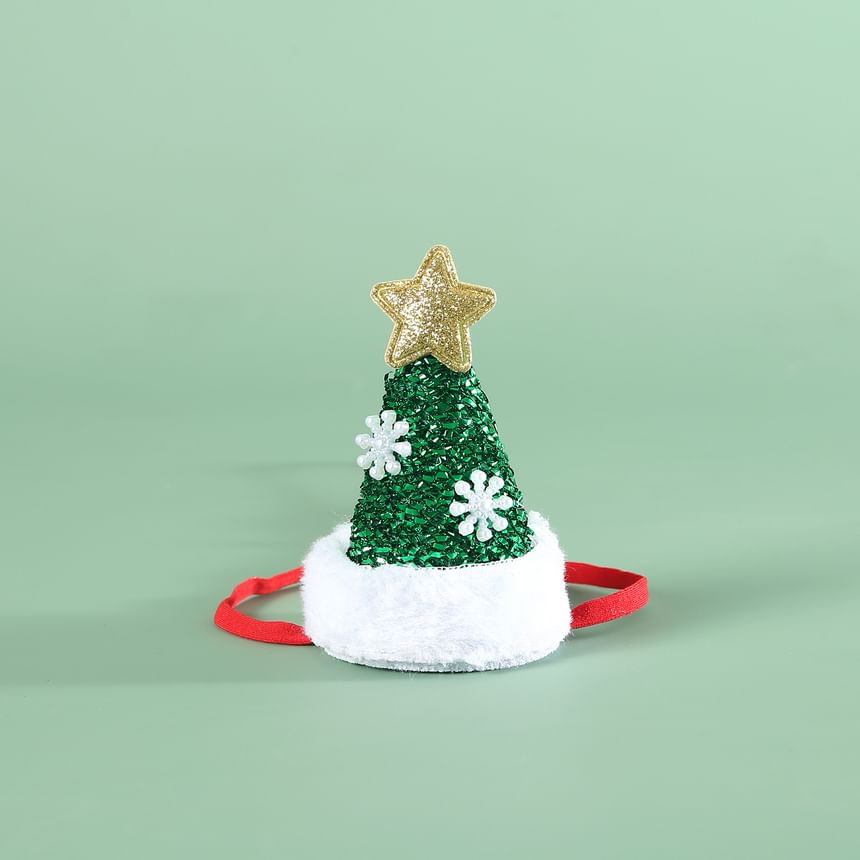 2night - Kerststrik huisdierhalsband / hoed / set (verschillende ontwerpen)