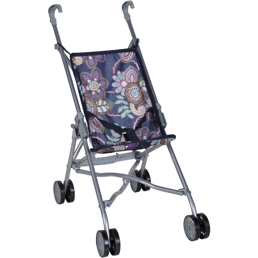 knorr toys® Puppenbuggy Sim - blue flowers