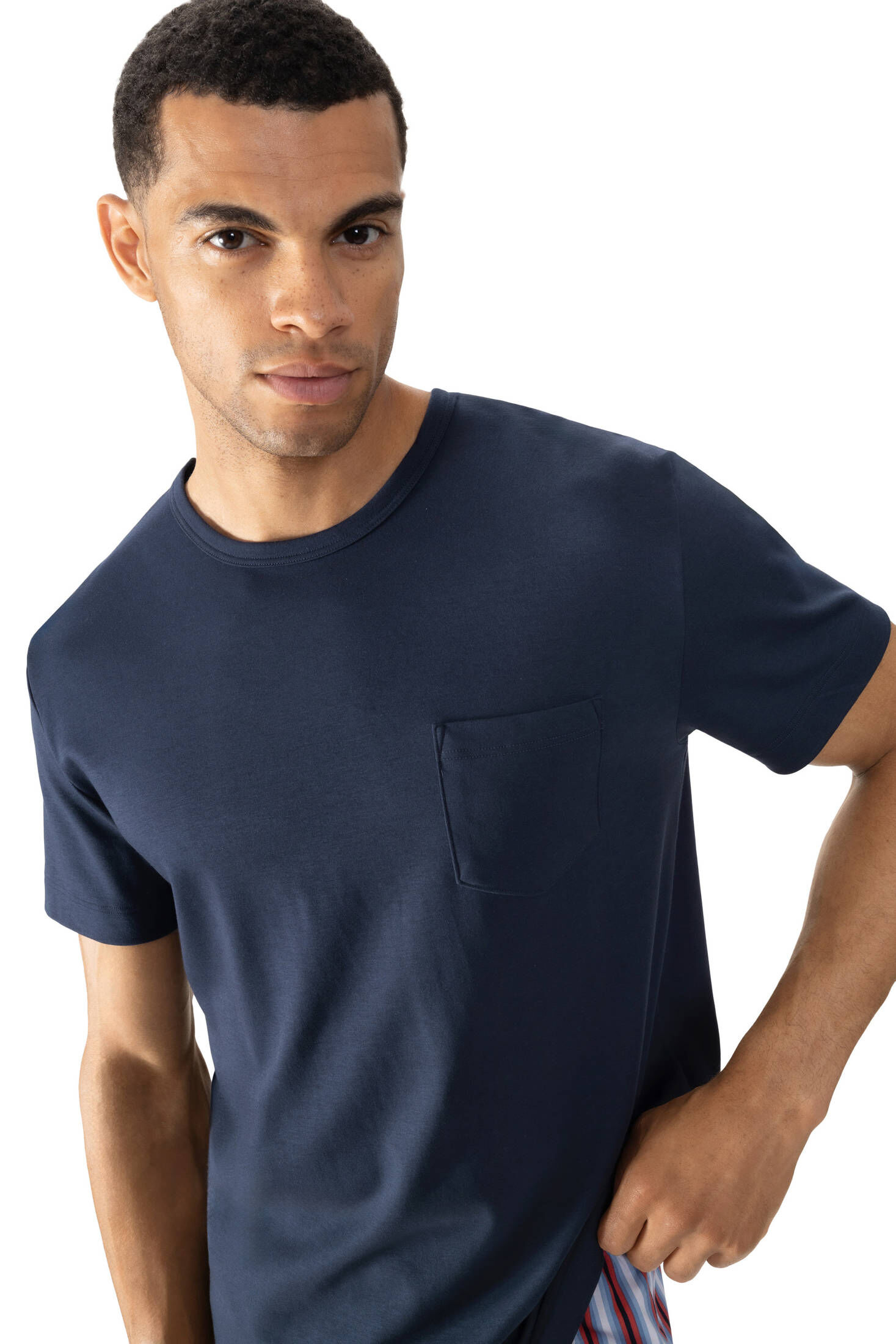 mey| Herren Schlafanzug Serie Gradient Stripes