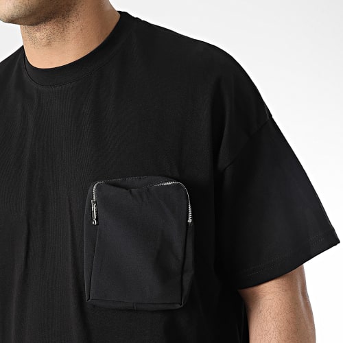 Ensemble Tee Shirt Et Jogger Pant LL601 Noir