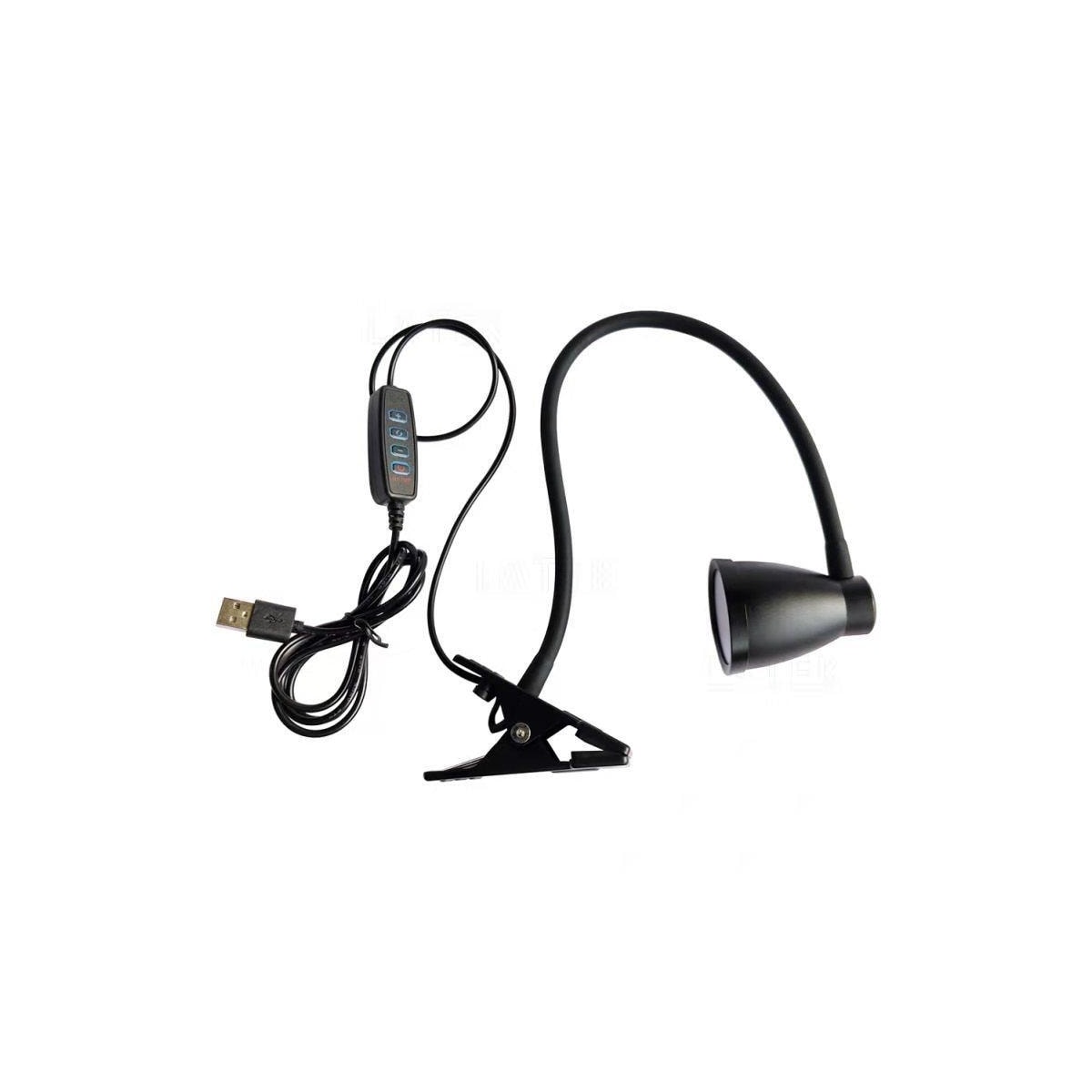 INF Dimbar LED-leselampe / klemlampe 3000-6500K