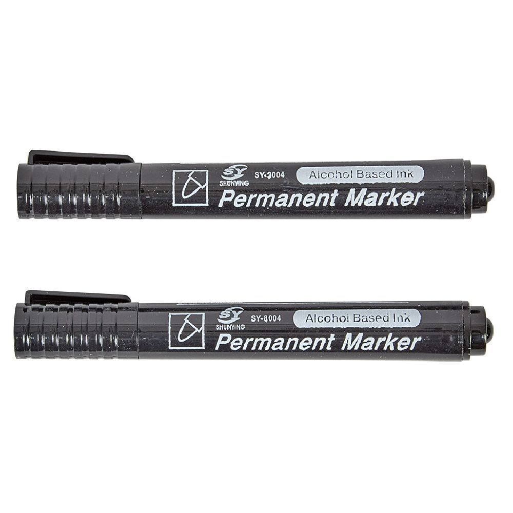 Marqueur permanent x2 noir