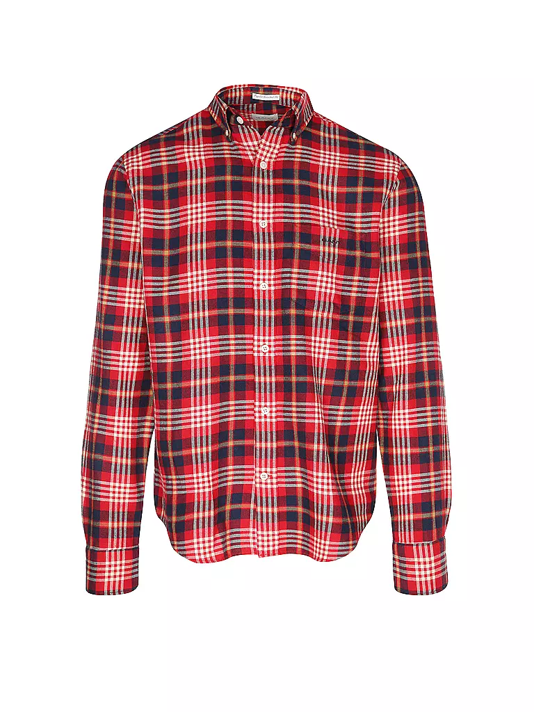 GANT Flanellhemd  rot
