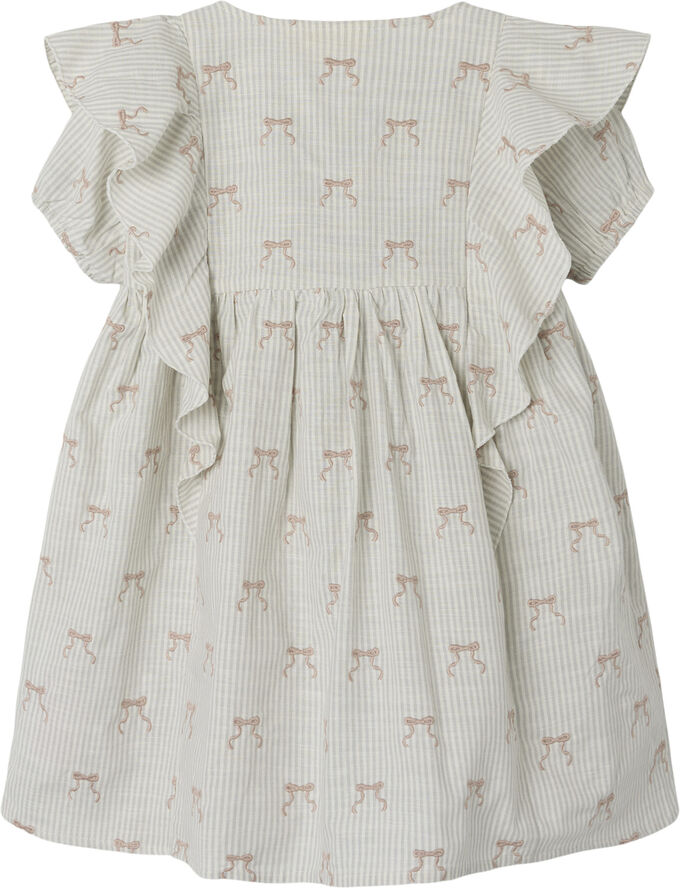 Lil' Atelier NMFKENDRA SS LOOSE DRESS LIL Coconut milk