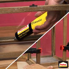 Colle de contact classic, avec solvant, tube de 125g