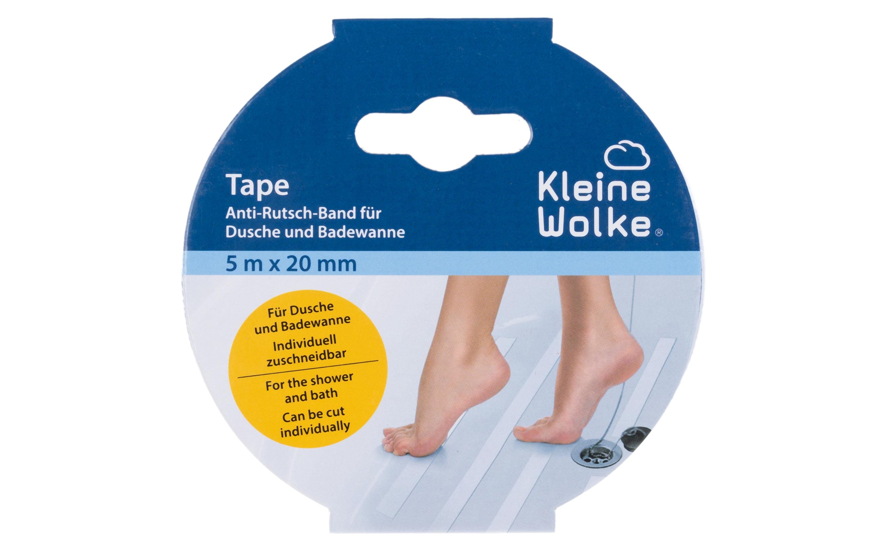 Antirutsch-Sticker Band 1 Rolle, TransparentBand für die Dusche oder Badewanne