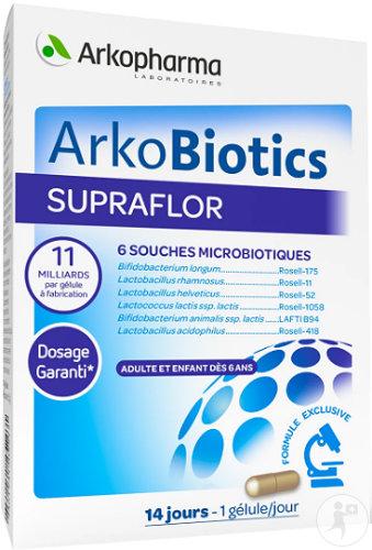 Arkogélules ArkoBiotics Supraflor Ferments Lactiques 14 Gélules