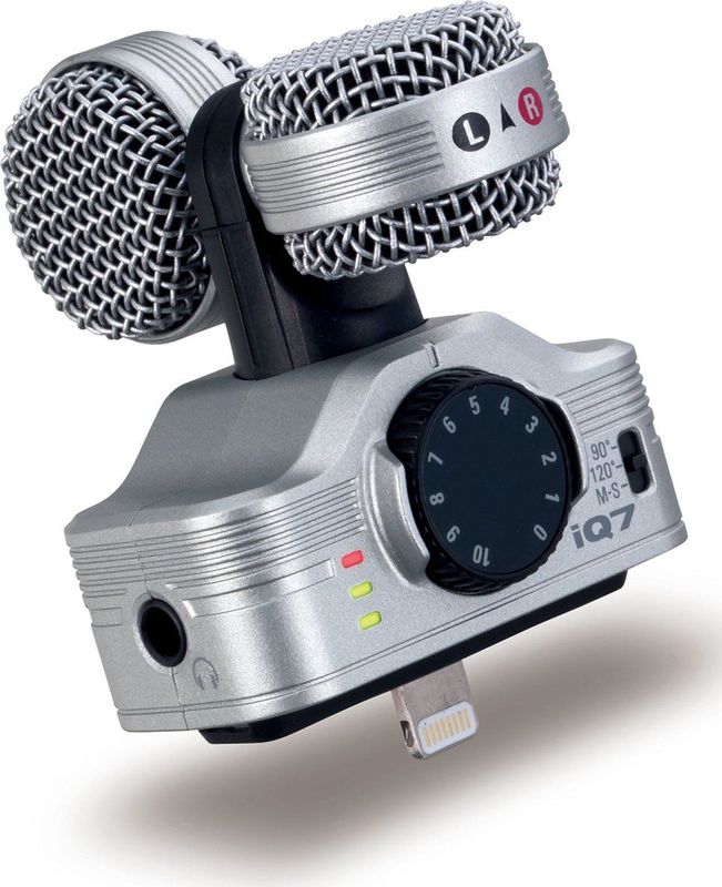 Zoom iQ7 - Microfoon - Mid-Side Stereo - Voor iPhone iPad iPod Touch