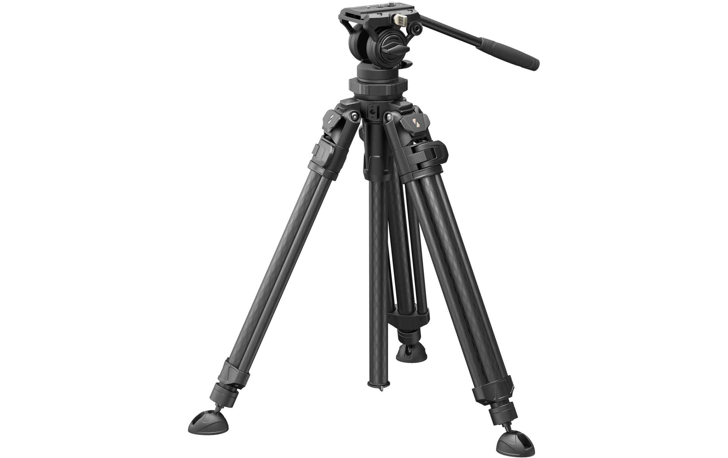 Leichtes Video-Stativset aus Kohlefaser AD-50 Pro<br>Video-Stativset aus Kohlefaser
