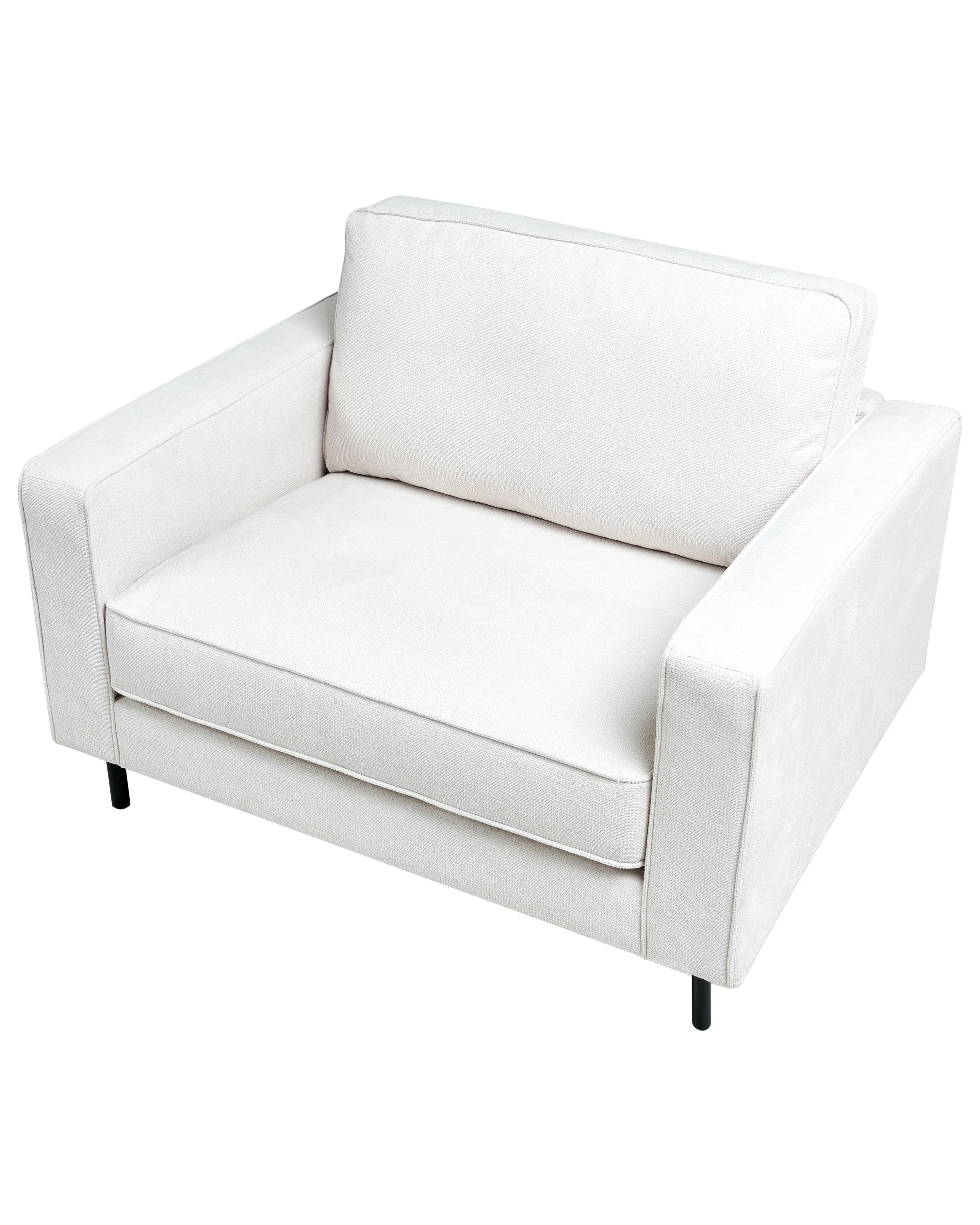 Fauteuil SAVALEN Stof Gebroken wit