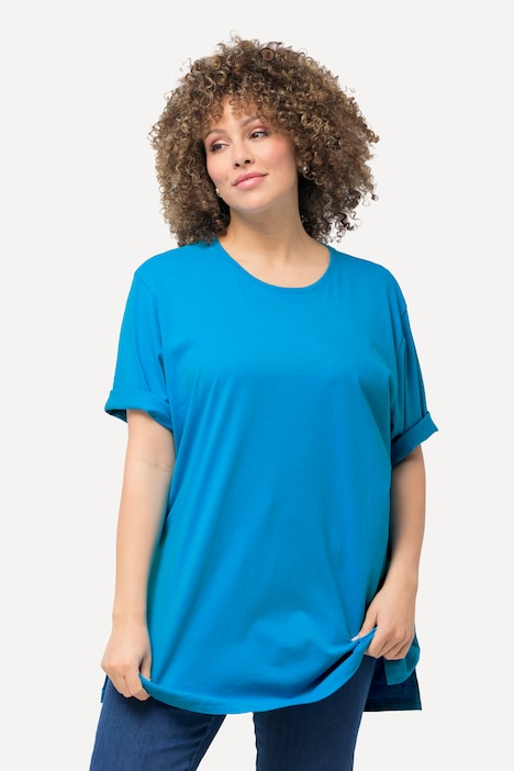 T-Shirt, Rundhalsausschnitt, Relaxed, Halbarm