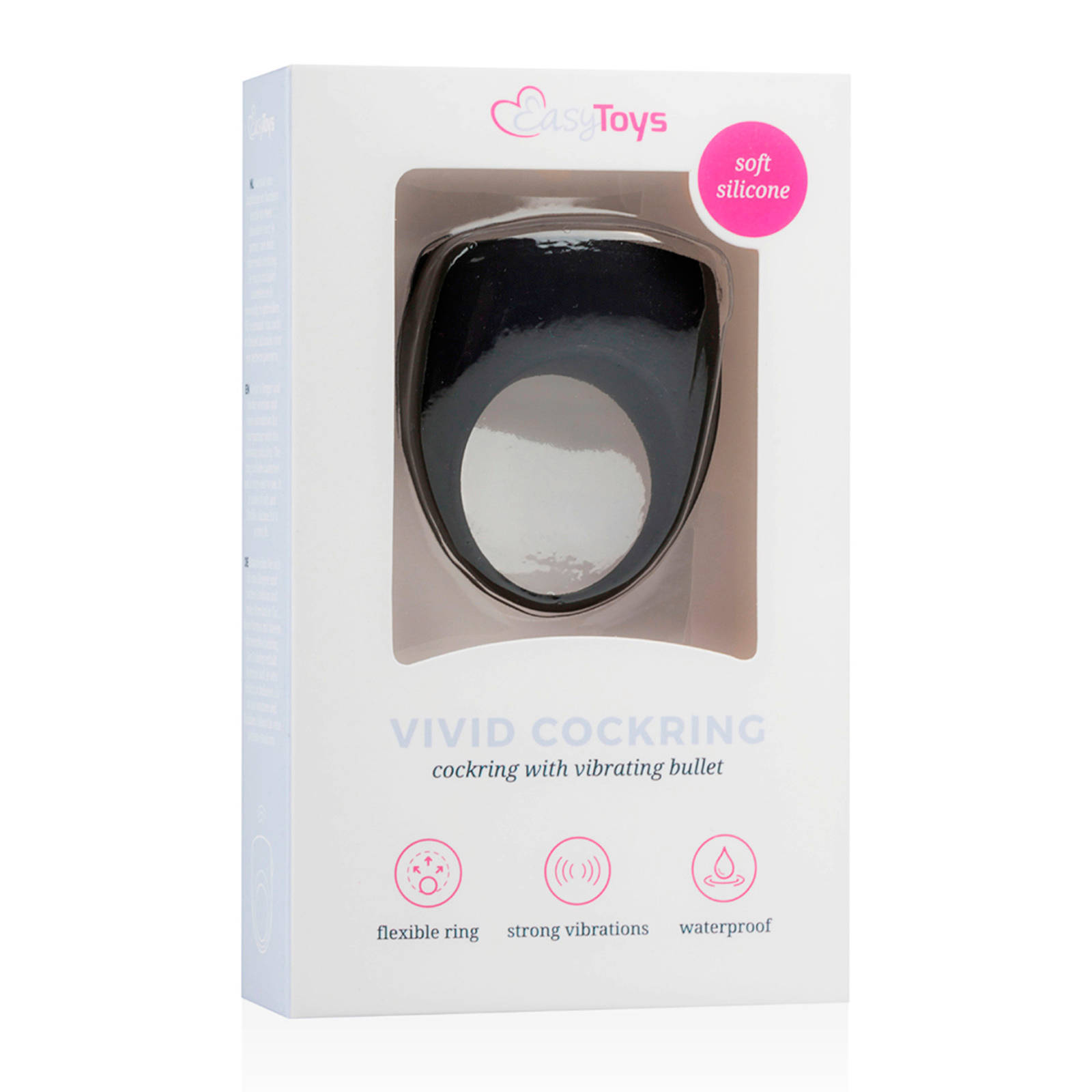EasyToys Vibrerende Cockring - Zwart