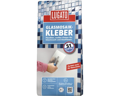 Lugato dunbed tegellijm glasmozaïeklijm S1/C2FTE 5 kg