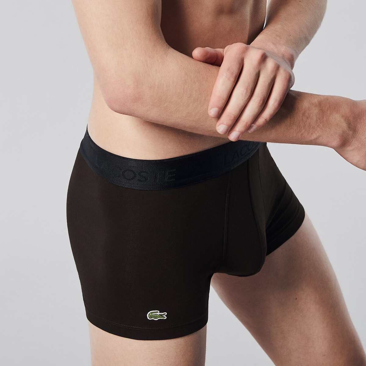 LACOSTE<br>Conjunto de 3 cuecas boxer