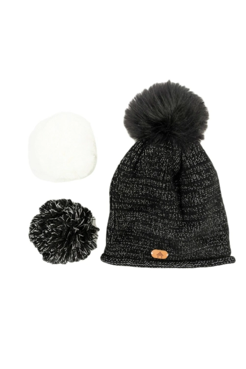 Bonnets cabaia hydromel 6 black lurex