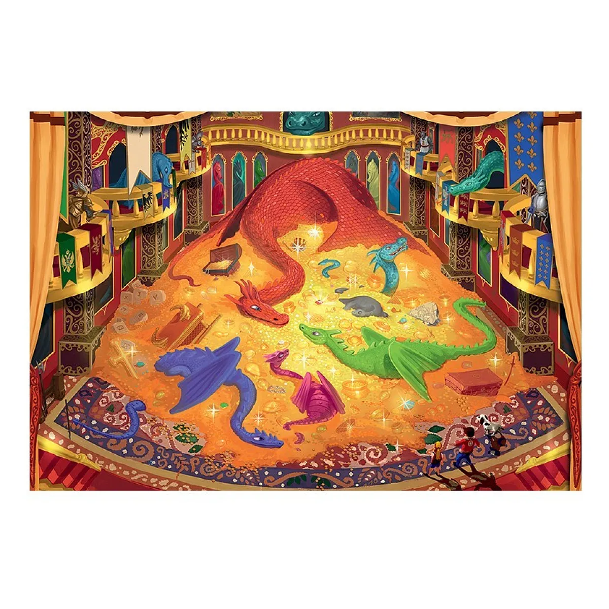 SENTOSPHERE Puzzle 200 pièces Trésor des Dragons