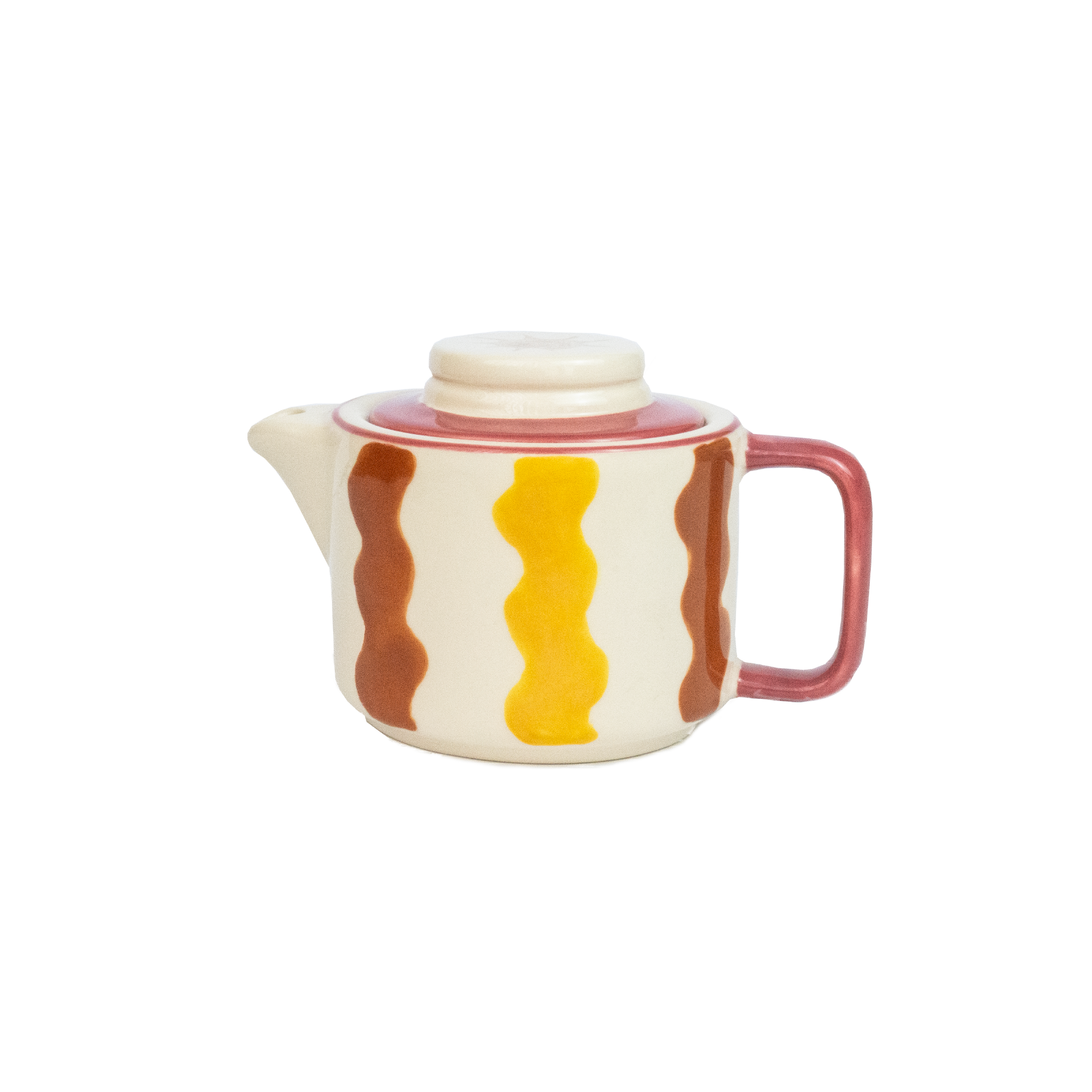 Théière en céramique « Caracoles Fresa Mt » (Lot de 2)